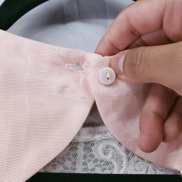 Vintage 80s Scott McClintock Pink Lace Sequin Skirt Suit Dress 4 Peplum Formal - Picture 10 of 16